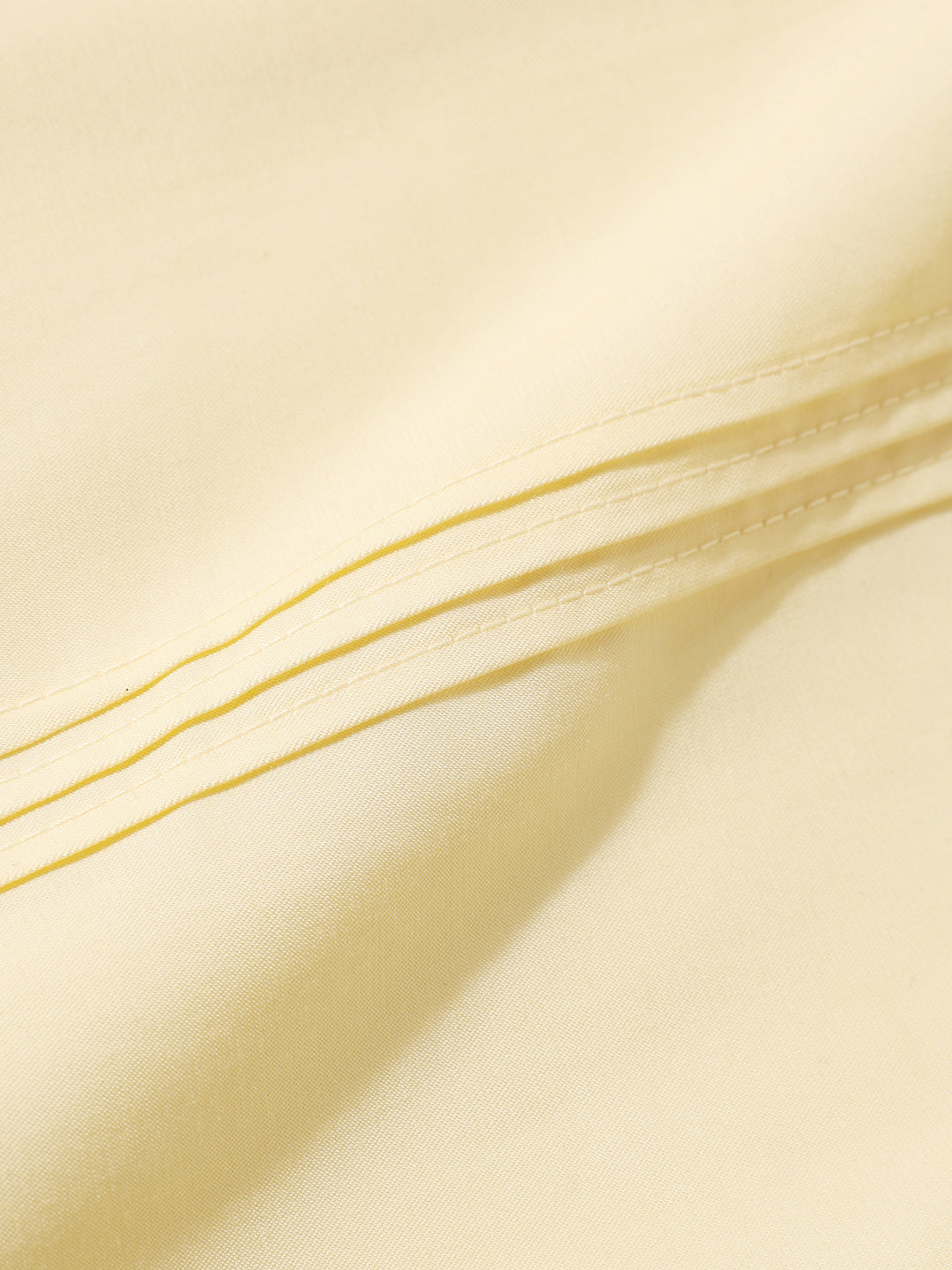 Men's Yellow Slim Fit Party Wear Solid Shirt