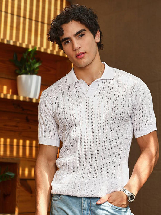 Old Money Concept T-Shirt - WHITE