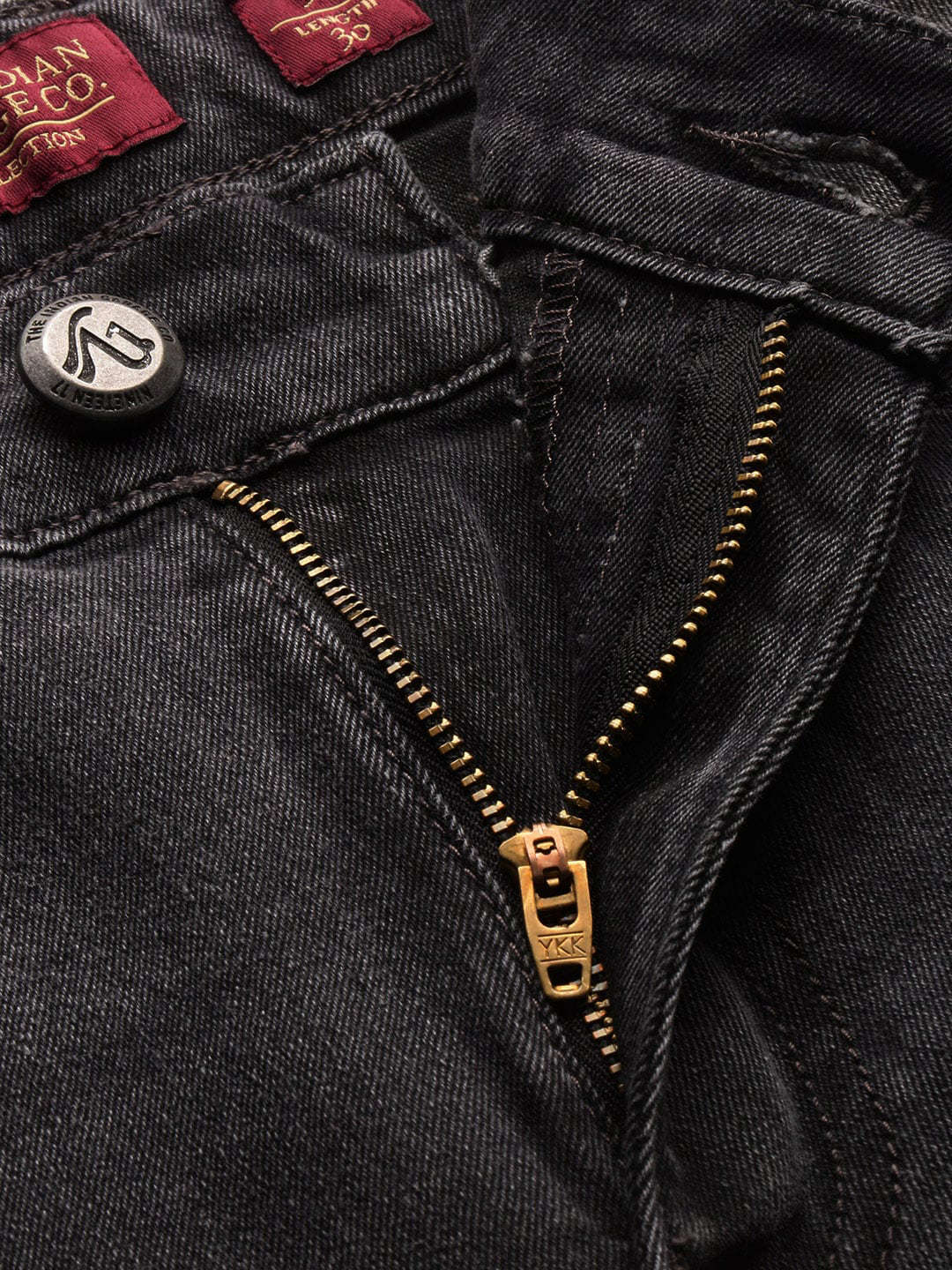 Men's Grey Slim Fit Solid Casual Jeans